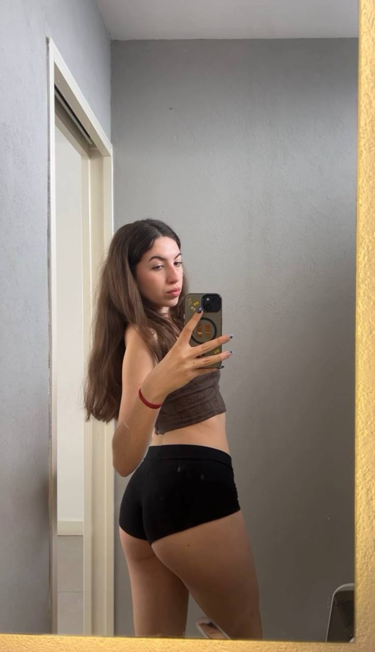 Amber in her underwear in Luxembourg