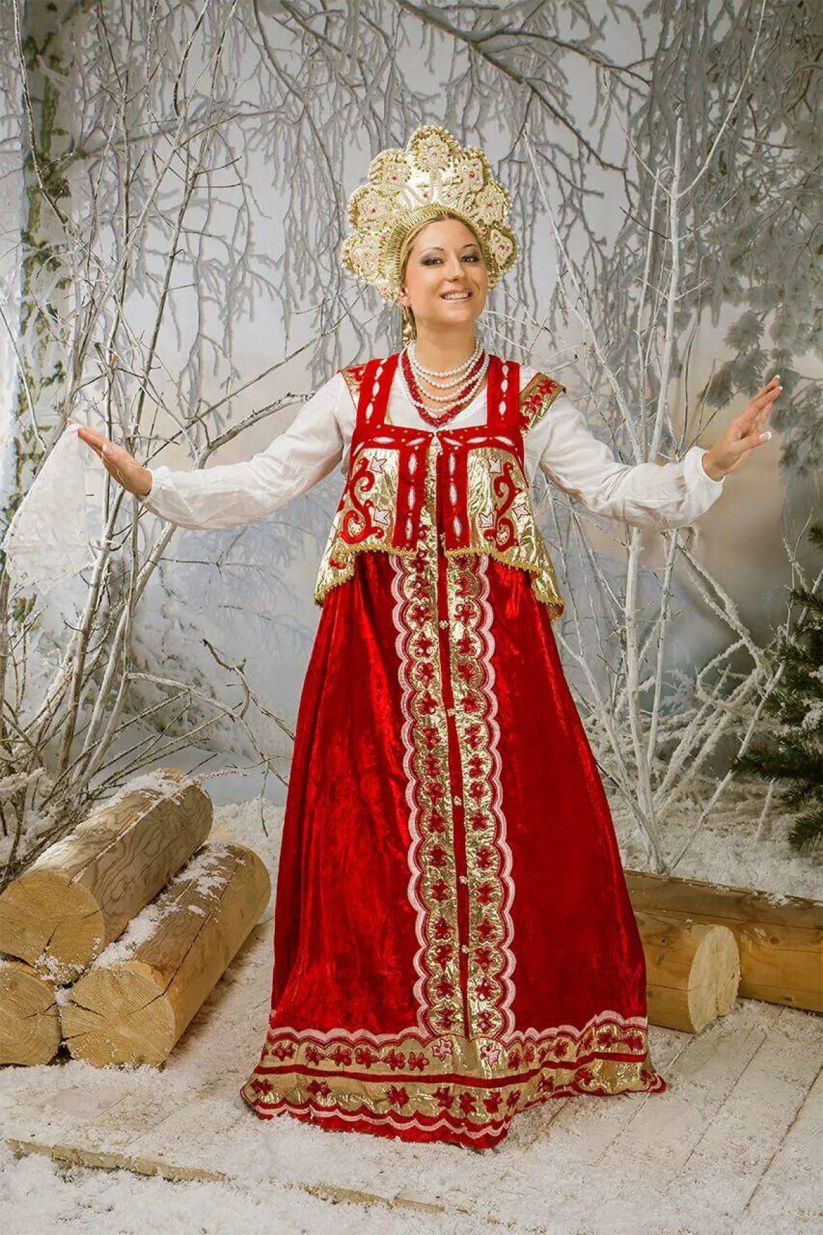 Girls in Slavic costumes in Luxembourg