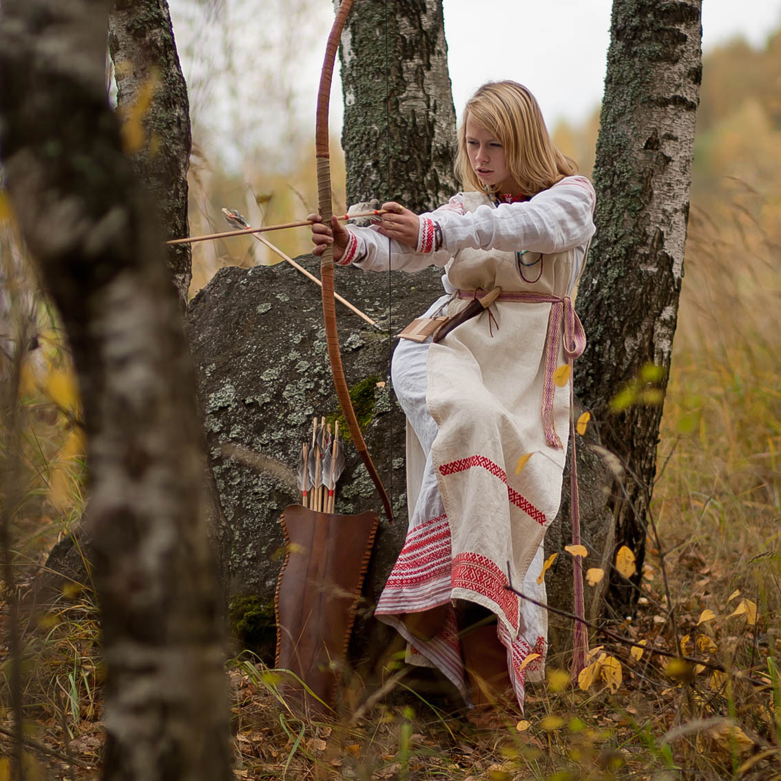 Sexy photo Girls in Slavic costumes in Luxembourg